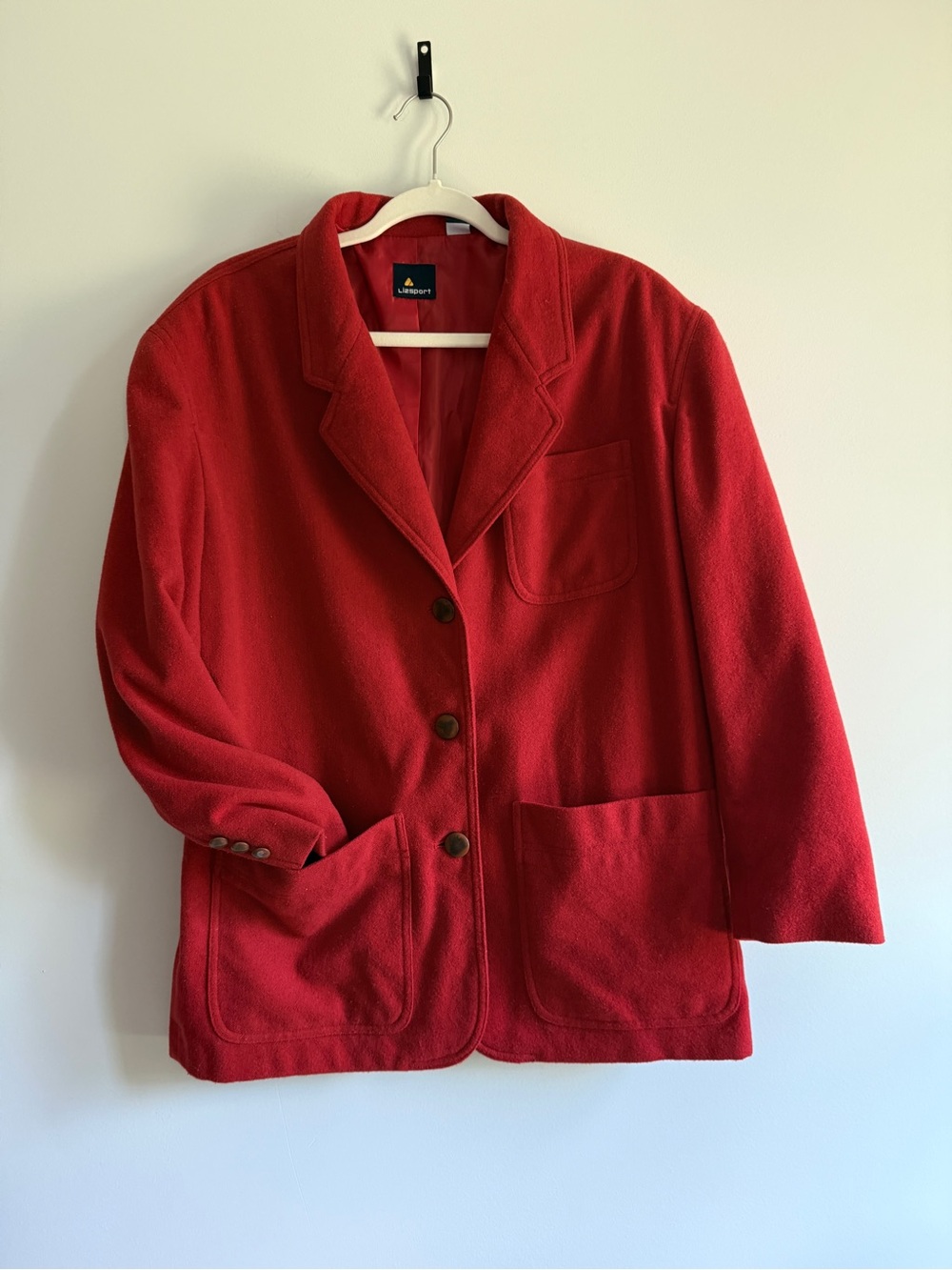LIZSPORT Red Women's Blazer Jacket